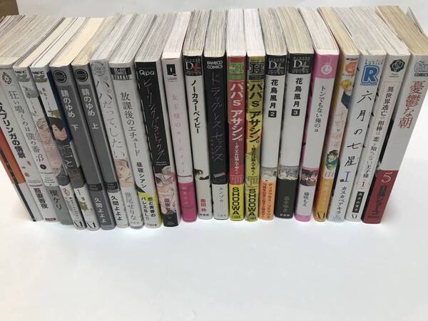 BL漫画 22冊 (昼寝シアン、エンゾウ、吾妻香夜、はらだ、藤咲もえほか) 送料込み!【2411】07