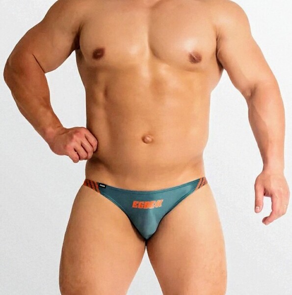 EGDE エッジ【TRIDENT(3656) スーパーローライズ ビキニ】ジェイド/XL