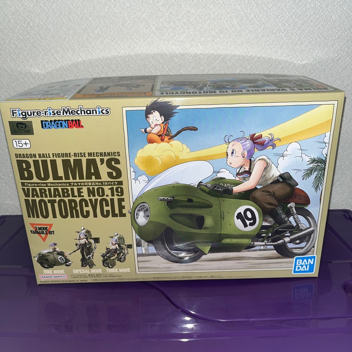 Figure-rise Mechanics ブルマの可変式No.19バイク｜バンダイ