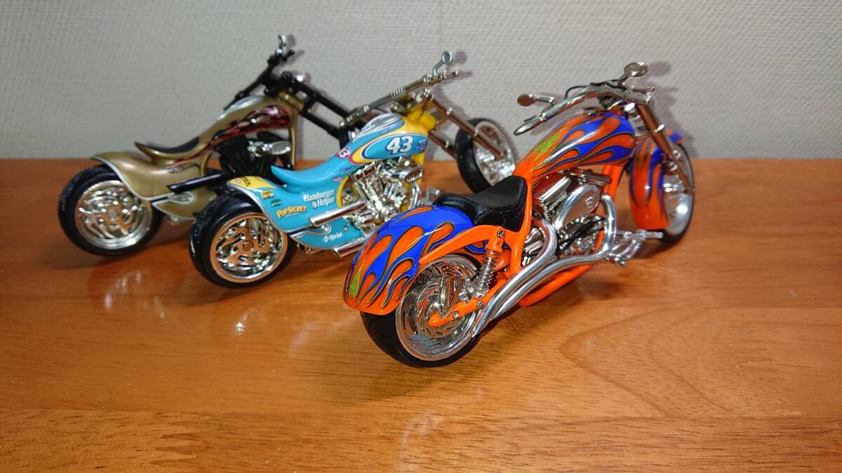 Yahoo!オークション -「ハーレーチョッパー」(ミニカー) の落札