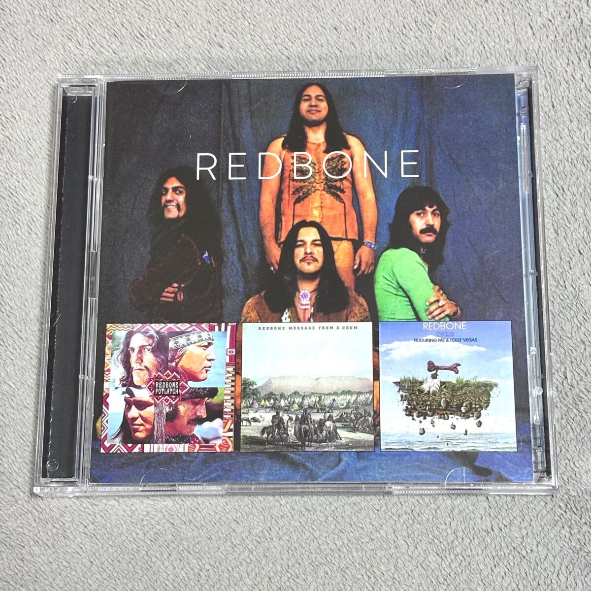 REDBONE/Potlach/Message From A Drum/Cycles/3in2CD pre AOR голубой * I do* душа 