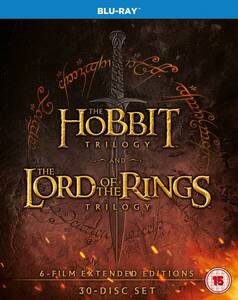 【中古】The Hobbit Trilogy and The Lord of the Rings Trilogy: 6-Film Extended