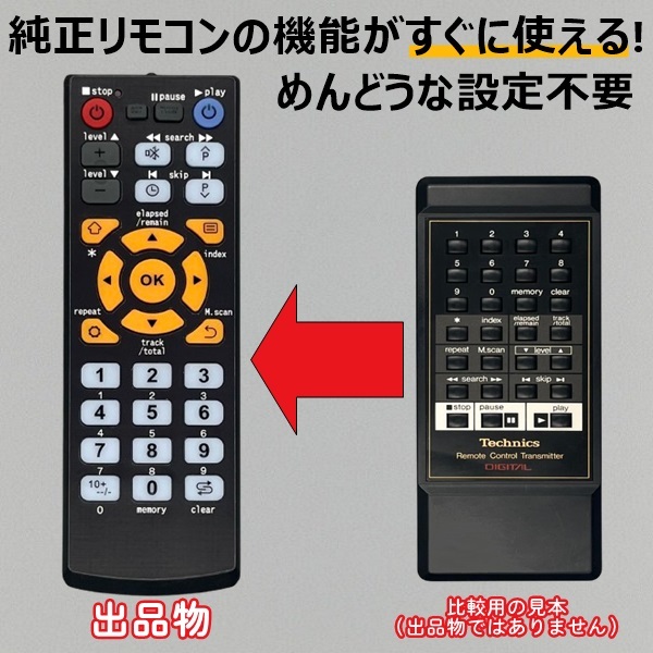 Yahoo!オークション -「technics テクニクス sl-p」(リモコン