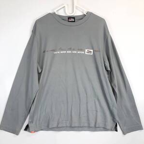 アブガルシア Abu Garcia 長袖速乾Tシャツ グレー系 Lサイズ