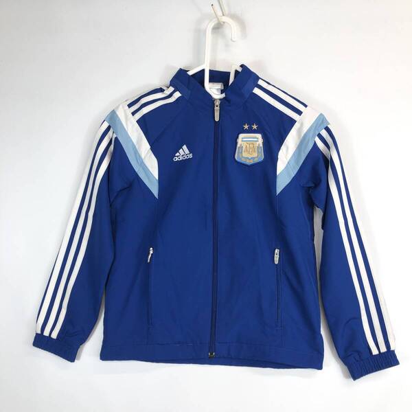アディダス adidas アルゼンチン代表 ナイロンジャケット 130サイズ ブルー F88832