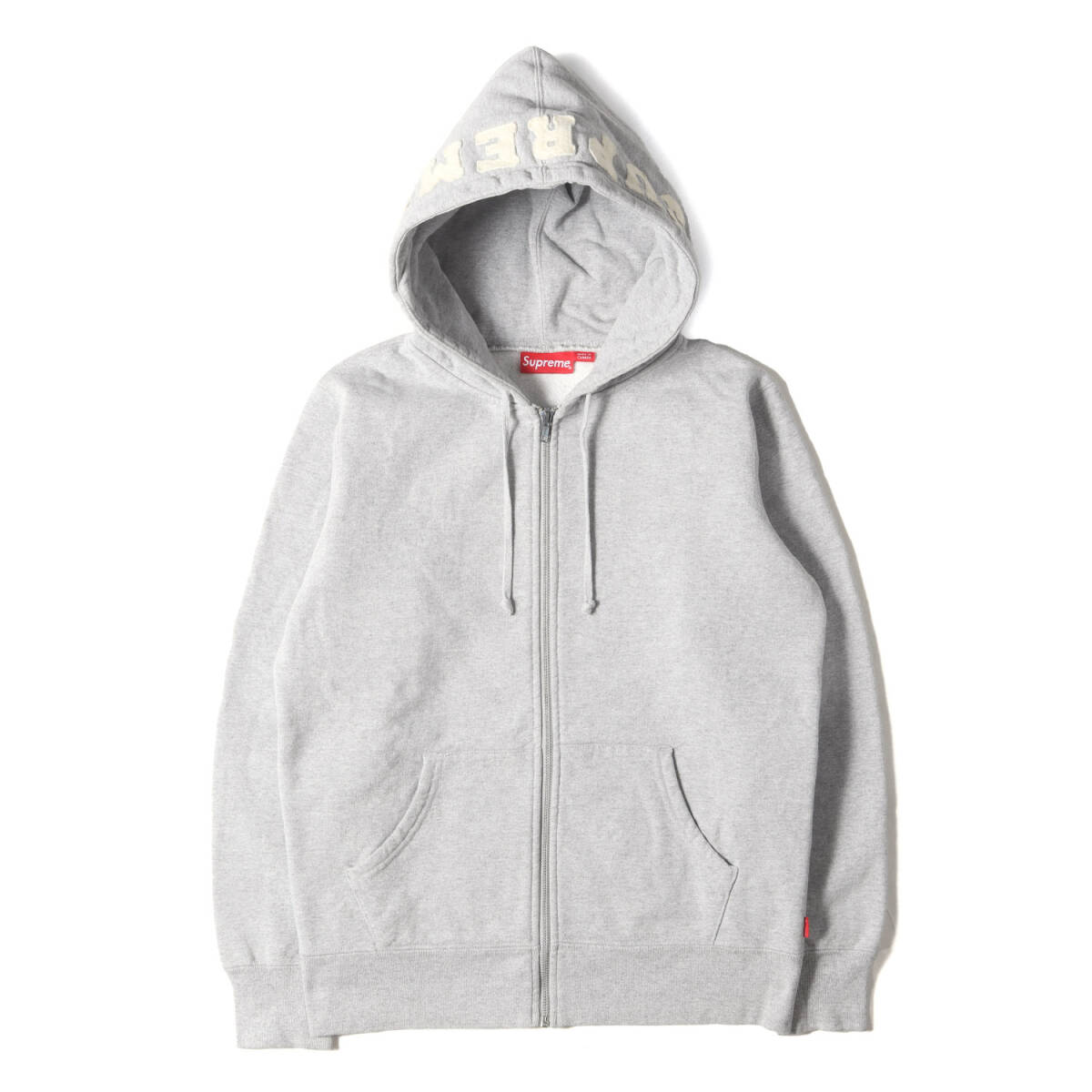 シュプリーム supreme グレー S logo パーカー　フーディ　美品 Supreme Box Logo Hooded Heather Grey シュプリーム フーディ
