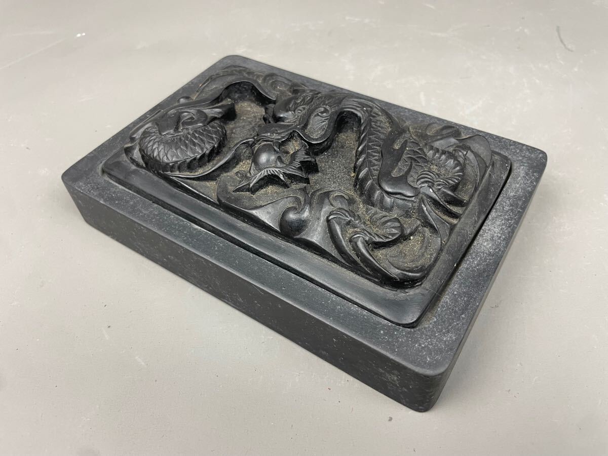Yahoo!オークション -「硯 雲龍」(彫刻、オブジェ) (美術品)の Yahoo!オークション -「硯 雲龍」(彫刻、オブジェ) (美術品)の