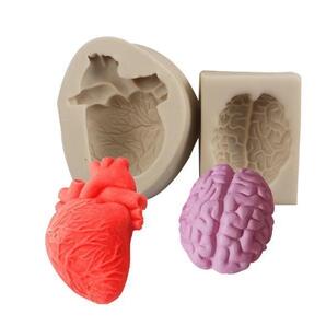 【迅速発送】心臓 脳 シリコンモールド