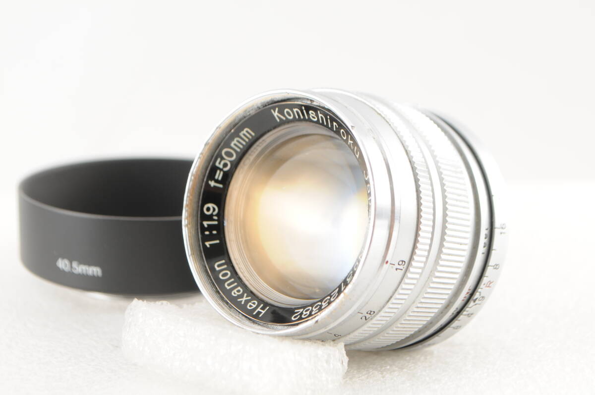 Yahoo!オークション -「konishiroku hexanon 50mm f1.9」の落札 Yahoo!オークション -「konishiroku hexanon 50mm f1.9」の落札