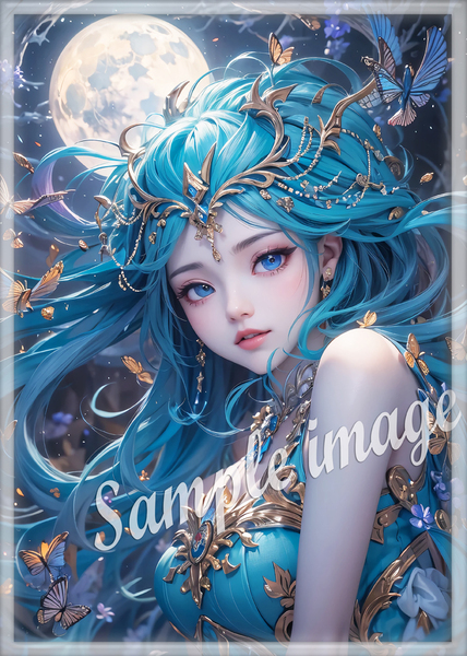 送料無料◇E◇2.5次元美女◇高画質◇A4◇イラストアートポスター◇8172◇グラビアアイドル写真◇美脚◇水着◇JK制服◇アニメ少女