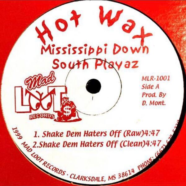 G-RAP MISSISSIPPI DOWN SOUTH PLAYAZ (12')