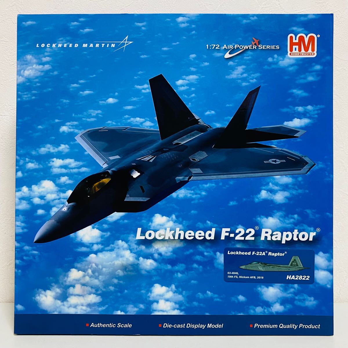 1/72 F-22 ラプター アメリカ空軍 第3航空団 第525戦闘飛行隊