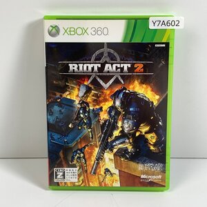 Y7A602 Xbox 360 エックスボックス ライオットアクト 2【CEROレーティング「Z」】 RAIOT ACT 愛知 3cmサイズ