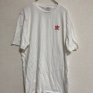 adidas Tシャツ L 美品 Tシャツ 白