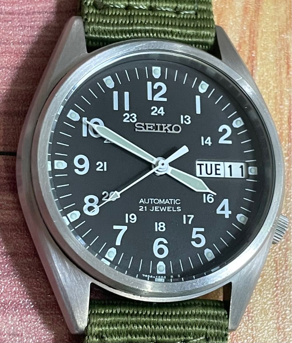SEIKO セイコー デイデイト 7S26-3060 ミリタリー 自動巻き