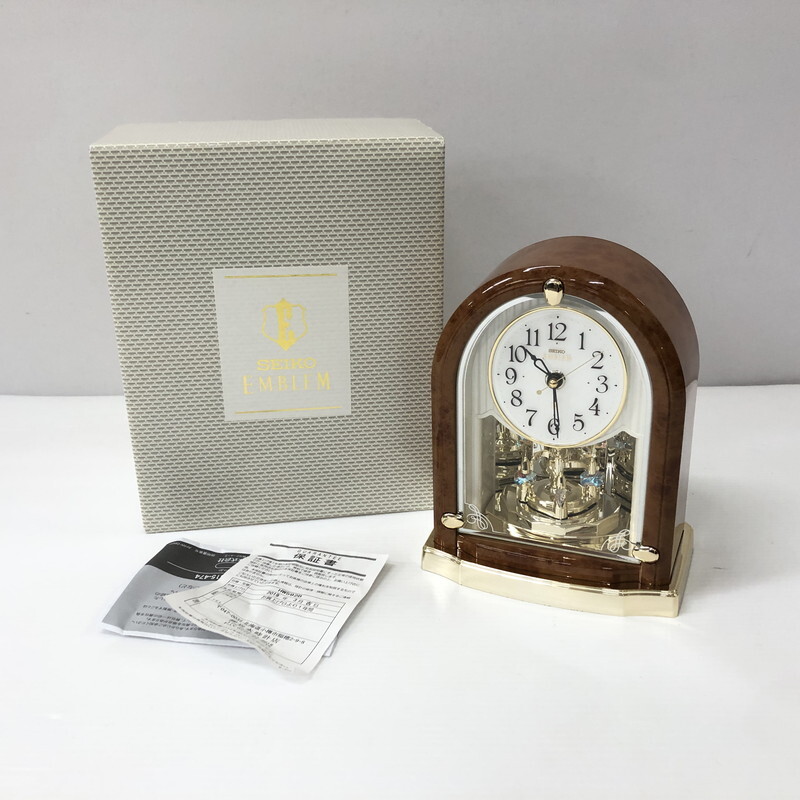 Yahoo!オークション -「seiko emblem」(置時計) (置時計、掛時計 Yahoo!オークション -「seiko emblem」(置時計) (置時計、掛時計