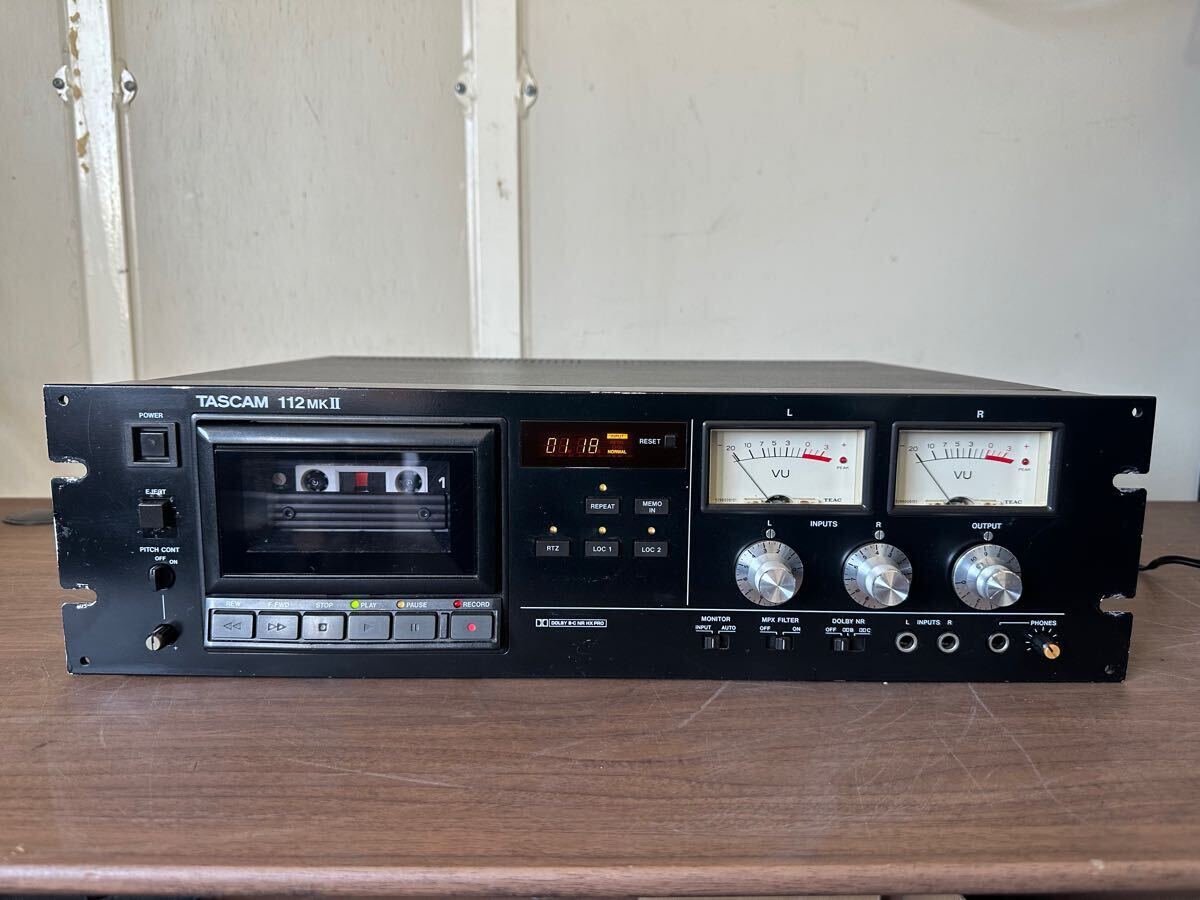 Yahoo!オークション -「tascam 112mk2」(カセットデッキ Yahoo!オークション -「tascam 112mk2」(カセットデッキ