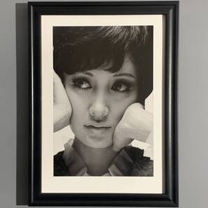 ■浅丘ルリ子■「モノクログラビア」/B5額装品/撮影)秋山庄太郎/女優/美女/昭和レトロ/貴重写真/印刷物/インテリア G1561