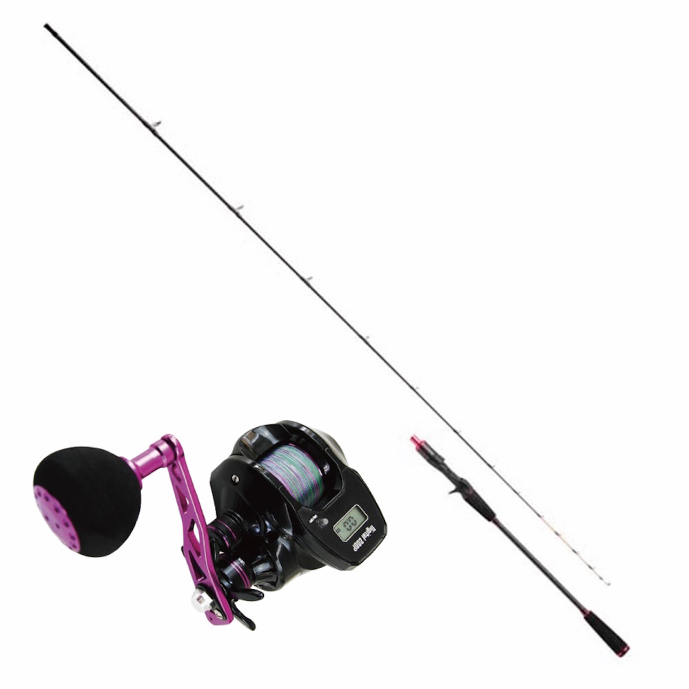 プロマリン CBアビスT 662M&SeaMastug Digital 200P タイラバセット(tairubberset-96)