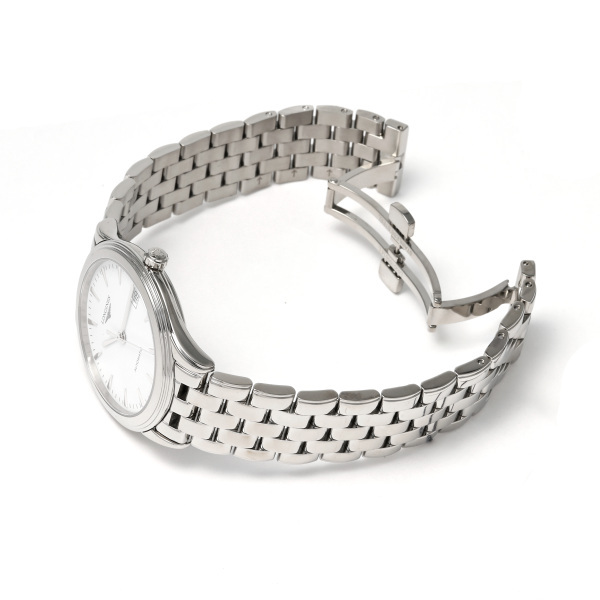 ロンジン LONGINES フラッグシップ L4.774.4.12.6 ホワイト文字盤 新品 腕時計 メンズ ロンジン LONGINES フラッグシップ L4.774.4.12.6 ホワイト文字盤 新品 腕時計 メンズ