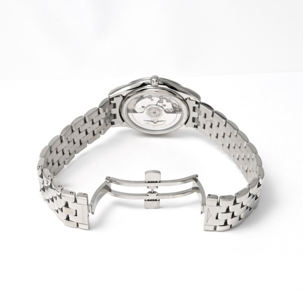 ロンジン LONGINES フラッグシップ L4.774.4.12.6 ホワイト文字盤 新品 腕時計 メンズ ロンジン LONGINES フラッグシップ L4.774.4.12.6 ホワイト文字盤 新品 腕時計 メンズ