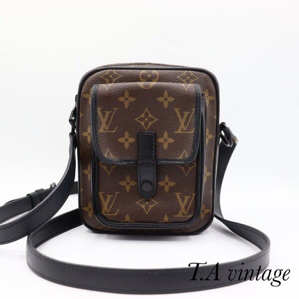 LOUIS VUITTON 美品 ヴィトン モノグラムマカサー クリストファー ウエアラブル ウォレット