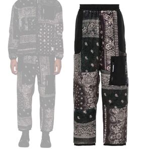 【新品】即決★ neighborhood ネイバーフッド ★ フリース パンツ バンダナ ブラック (S)ペイズリー