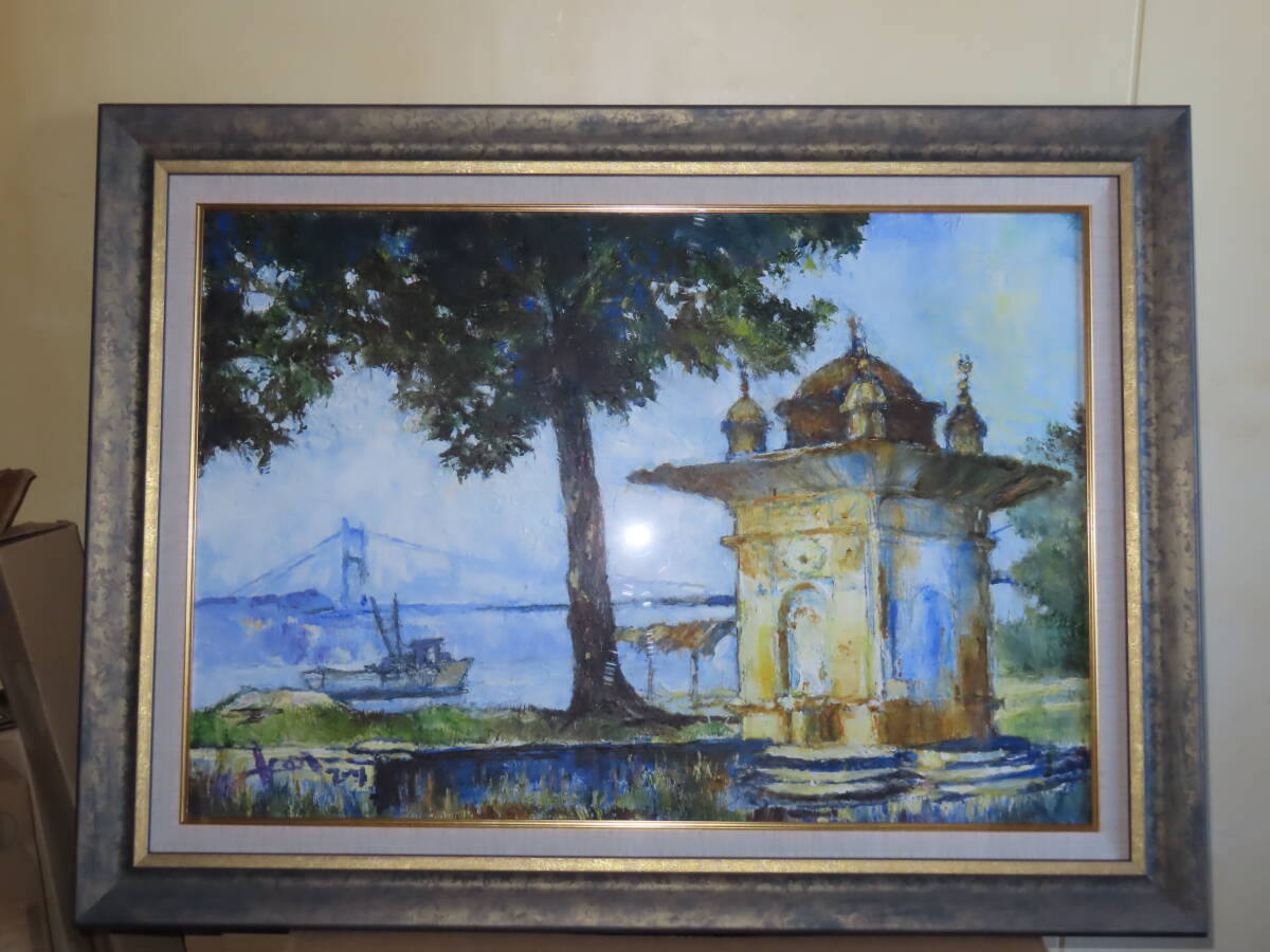 川月泉鑑、【相模湖爛漫】、希少な額装用画集より、美品 Yahoo!オークション - 川月泉鑑 【相模湖爛漫】 希少画集画 風景