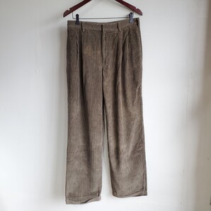 C106◆【34×34】GEOFFREY BEENE コーデュロイパンツ アッシュ系 中古 USED アメリカ古着 vintage