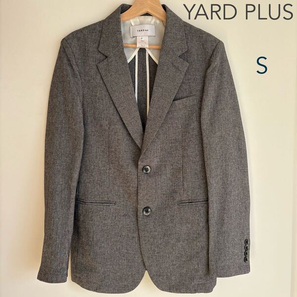 YARD PLUS ヤードプリュス テーラードジャケット Sサイズ グレー ウォッシャブル