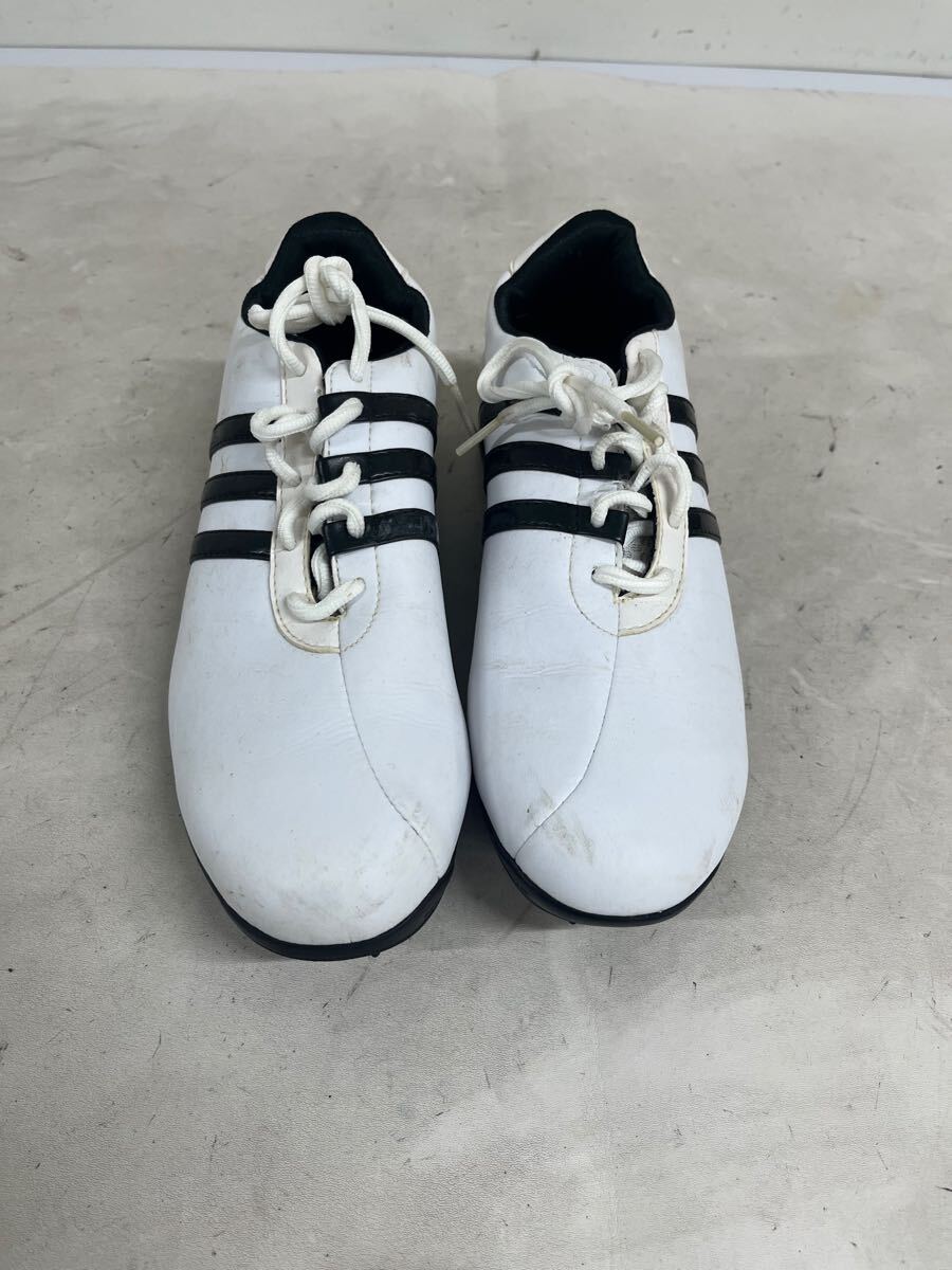 1回使用】ADIDAS アディダス 24 5cm ゴルフシューズ ダイヤル式