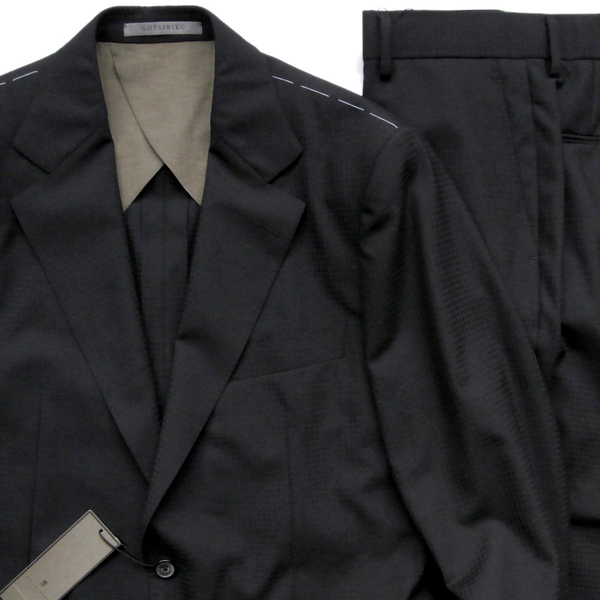 ◇◆GOTAIRIKU(五大陸)/≪DORMEUIL TROPICAL AMADEUS≫盛夏対応!汗っかきのシーズンに頼れる2Bシャドーチェックスーツ【38(A6)】/16.5万