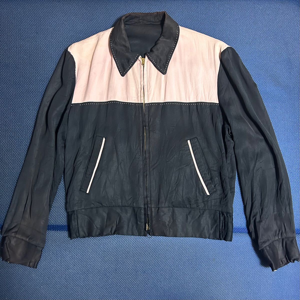 Yahoo!オークション -「ビンテージ 50s ギャバジャン」(Mサイズ Yahoo!オークション -「ビンテージ 50s ギャバジャン」(Mサイズ