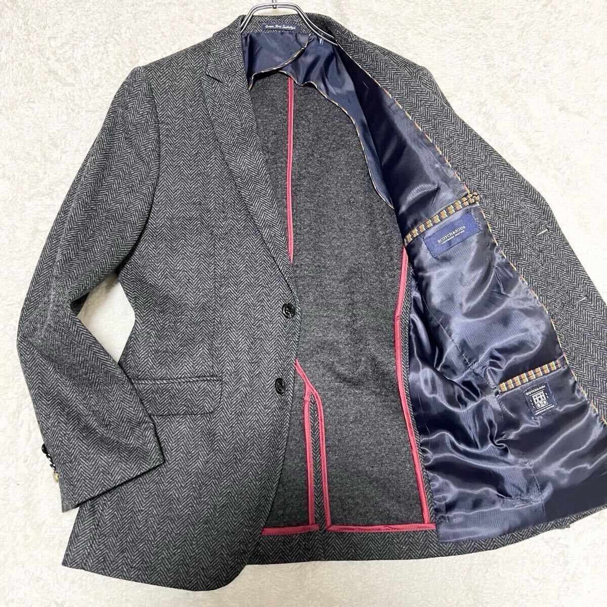 SCOTCH&SODA スコッチアンドソーダ シャツジャケット サテンブレザー SCOTCH&SODA スコッチアンドソーダ シャツジャケット サテンブレザー