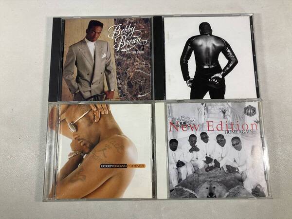 【9473】ボビー・ブラウン ニュー・エディション CD アルバム 4枚セット●Bobby Brown●New Edition●Don't Be Cruel●Forever