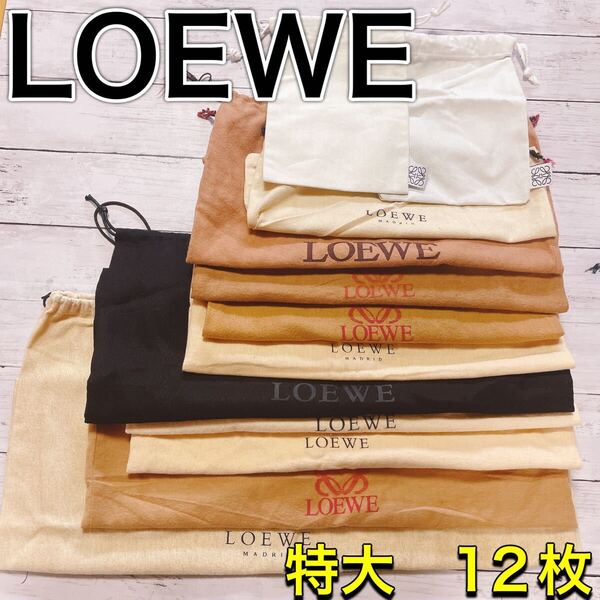H2600 LOEWE ロエベ 特大 大 収納 保存袋 袋 まとめ バッグ