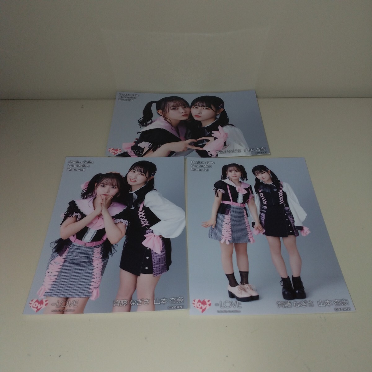 ＝LOVE イコラブ　山本杏奈 直筆 生写真 7周年コンサート衣装　猫衣装 LOVE イコラブ 山本杏奈 直筆 生写真 7周年コンサート衣装 猫