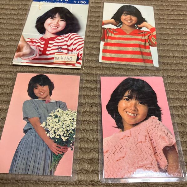 伊藤つかさ ラミネート写真 5枚 アイドル 昭和タレント 当時物 ブロマイド
