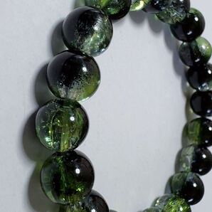 国内外超人気! 天然石10mm 内周15cm ブレスレット ブレスレット 幸運の石 御守り パワーストーン 緑