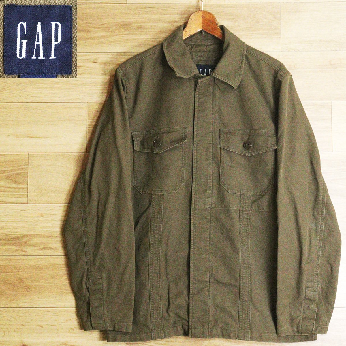 Yahoo!オークション -「gap ミリタリー ジャケット」(ジャンパー Yahoo!オークション -「gap ミリタリー ジャケット」(ジャンパー