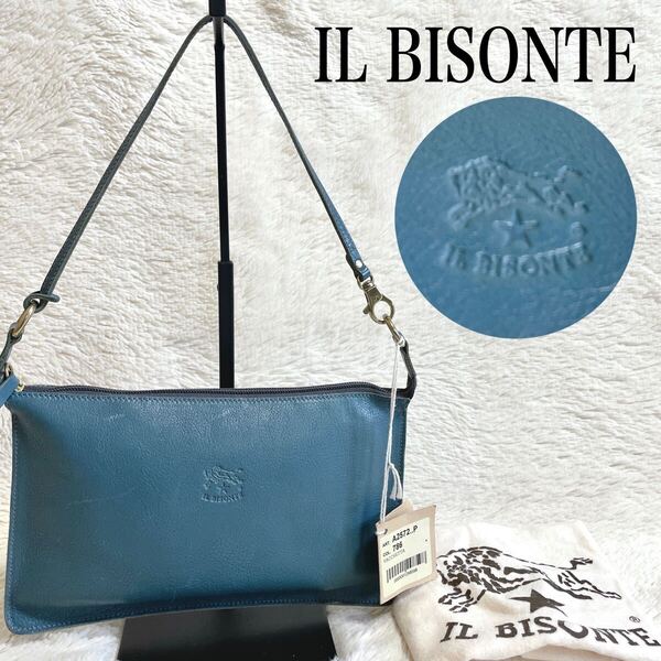 未使用 IL BISONTE イルビゾンテ ワンショルダー アクセサリーポーチ
