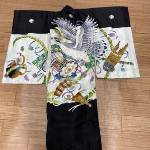 お宮参り 着物 男児 美品 襦袢おまけ