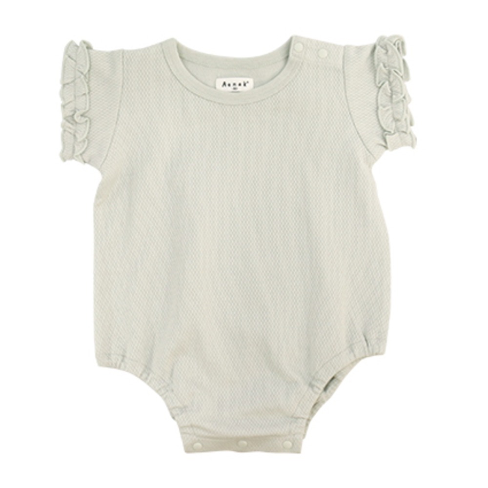 ☆ グレー ☆ 90cm ☆ 【Aenak】女児ニューベーシック・ボディースーツ