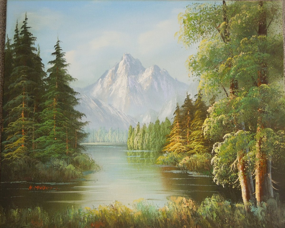 風景画 油絵 絵画 作者不明 詳細不明 森 風景 木 格安売り切り 風景画 油絵 絵画 作者不明 詳細不明 森 風景 木 格安売り切り