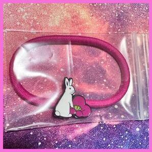 【美品】#FR2 梅 原宿 限定 ヘアゴム ブレスレット バングル うさぎ