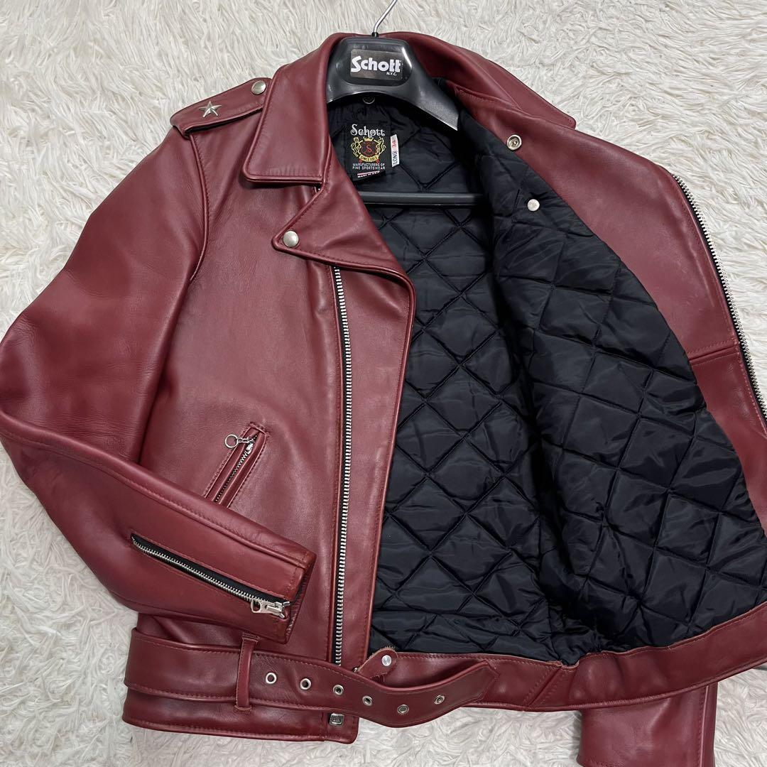 Yahoo!オークション -「schott ダブル ライダース 34」の落札 Yahoo!オークション -「schott ダブル ライダース 34」の落札