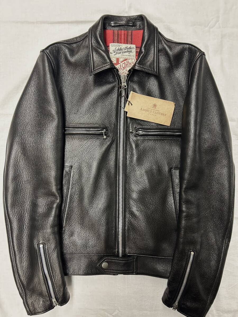 Yahoo!オークション -「addict clothes レザー」(ライダース Yahoo!オークション -「addict clothes レザー」(ライダース