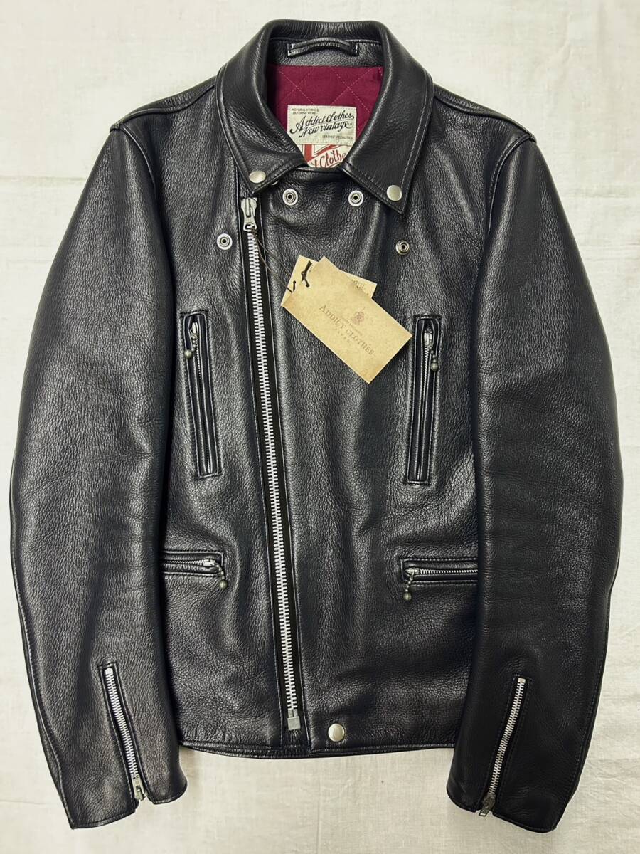 Yahoo!オークション -「addict clothes レザー」(ライダース Yahoo!オークション -「addict clothes レザー」(ライダース