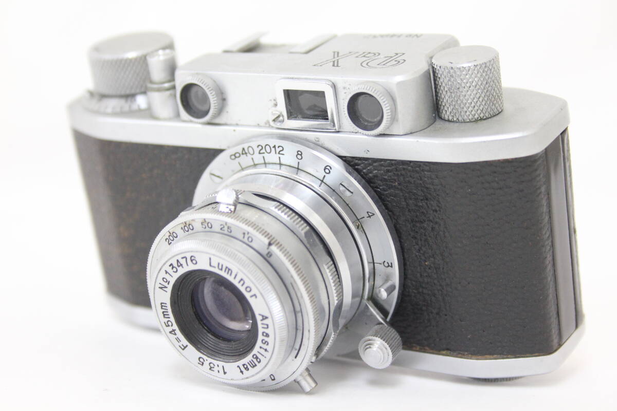  特価ブログのポータルサイト 革ケース付 PaX M3 パックス Luminor 45mm コピーライカ（2025年 フィルムカメラ