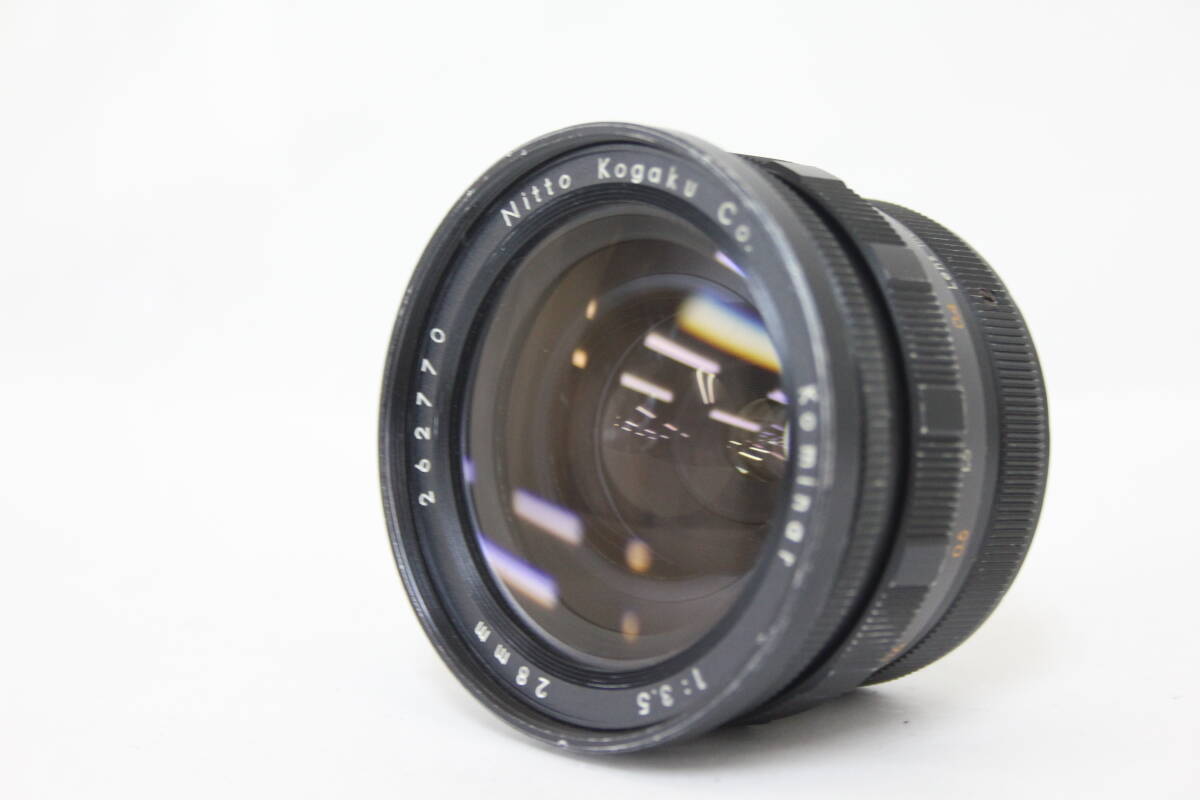 【返品保証】 日東光学 Nitto Kogaku Kominar 28mm F3.5 レンズ v9320